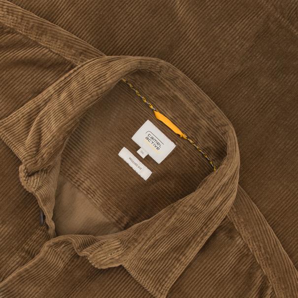 CAMEL ACTIVE Cordhemd ocker