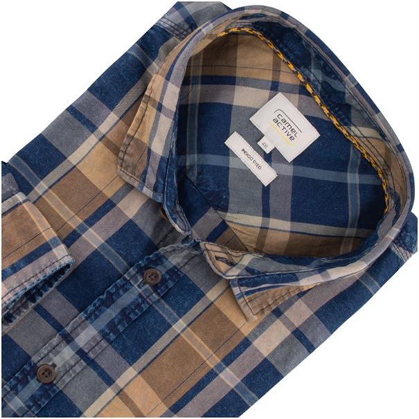 CAMEL ACTIVE Freizeithemd blau