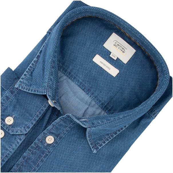 CAMEL ACTIVE Freizeithemd blau