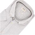 CAMEL ACTIVE gestreiftes halbarm Freizeithemd grau