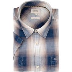 CAMEL ACTIVE halbarm Freizeithemd blau