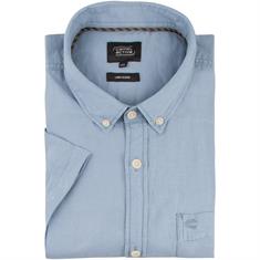 CAMEL ACTIVE halbarm Leinenhemd hellblau