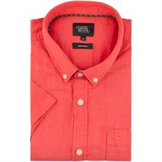 CAMEL ACTIVE halbarm Leinenhemd hellrot