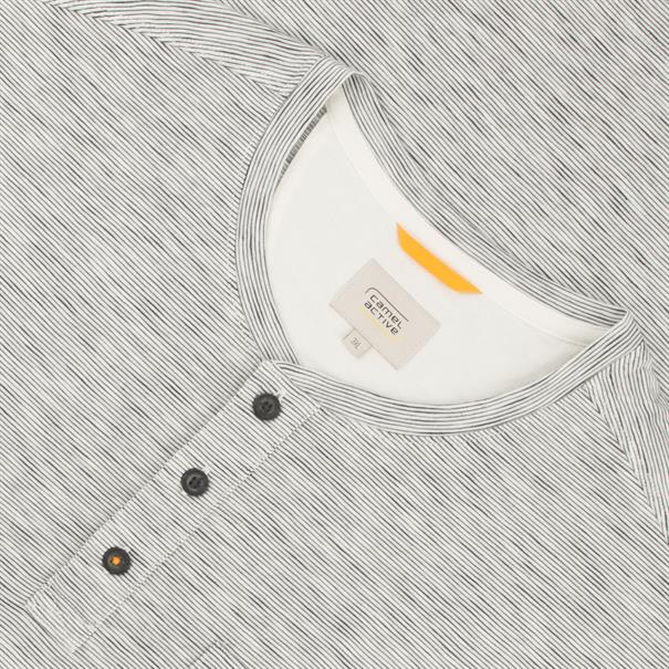 CAMEL ACTIVE Henley-Shirt grau
