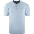 CAMEL ACTIVE Henley-Shirt hellblau-meliert