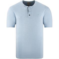 CAMEL ACTIVE Henley-Shirt hellblau-meliert
