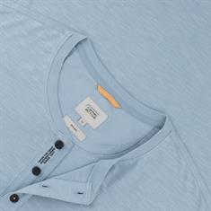 CAMEL ACTIVE Henley-Shirt hellblau-meliert