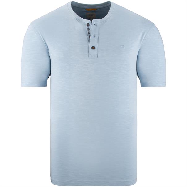 CAMEL ACTIVE Henley-Shirt hellblau-meliert