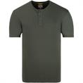 CAMEL ACTIVE Henley-T-Shirt grün