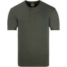 CAMEL ACTIVE Henley-T-Shirt grün