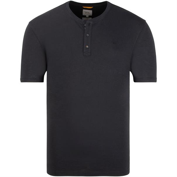 CAMEL ACTIVE Henley-T-Shirt schwarz