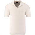 CAMEL ACTIVE Poloshirt mit V-Ausschnitt creme