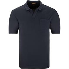 CAMEL ACTIVE Poloshirt mit V-Ausschnitt marine