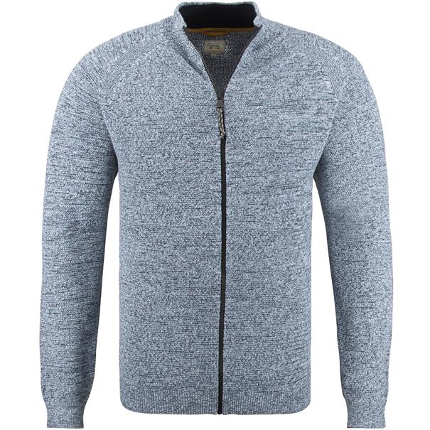 CAMEL ACTIVE Strickjacke blau-meliert