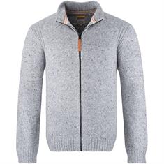 CAMEL ACTIVE Strickjacke grau-meliert