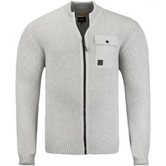 CAMEL ACTIVE Strickjacke hellgrau