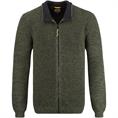 CAMEL ACTIVE Strickjacke oliv