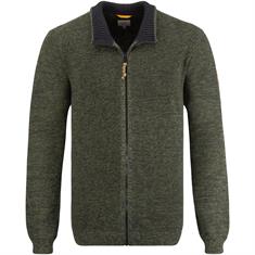 CAMEL ACTIVE Strickjacke oliv