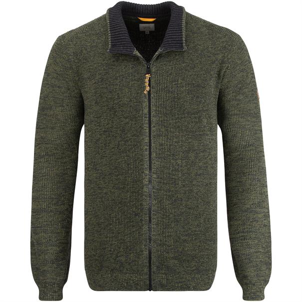 CAMEL ACTIVE Strickjacke oliv