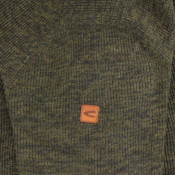 CAMEL ACTIVE Strickjacke oliv
