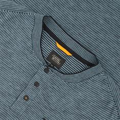 CAMEL ACTIVE Strickshirt blau-meliert