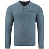 CAMEL ACTIVE Strickshirt blau-meliert
