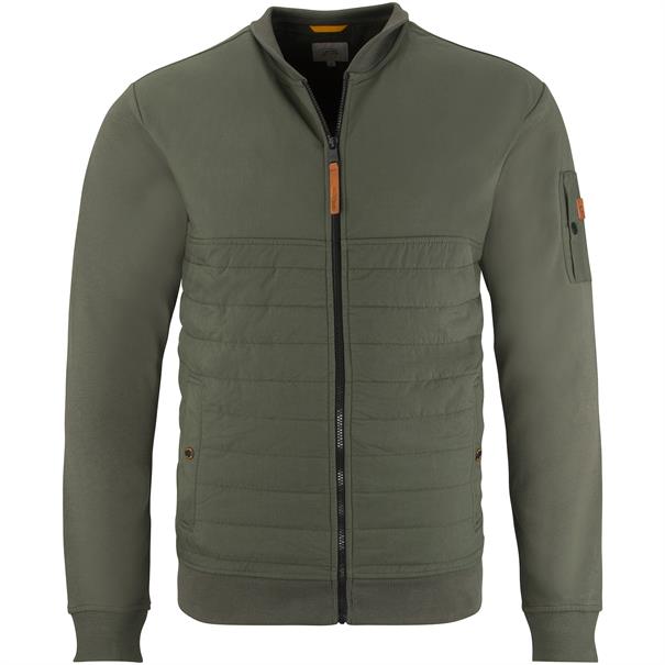 CAMEL ACTIVE Sweatjacke oliv
