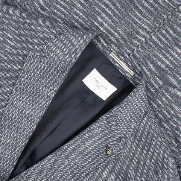 CARL GROSS Sakko blau-meliert