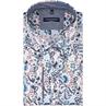 CASAMODA florales Freizeithemd blau