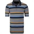 CASAMODA gestreiftes Poloshirt blau