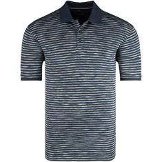 CASAMODA gestreiftes Poloshirt marine