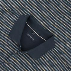 CASAMODA gestreiftes Poloshirt marine