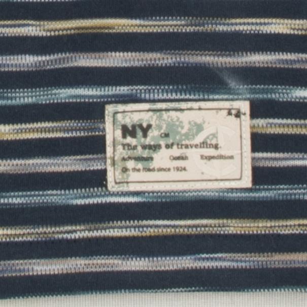 CASAMODA gestreiftes Poloshirt marine