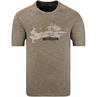CASAMODA gestreiftes T-Shirt khaki