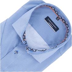 CASAMODA halbarm Cityhemd blau