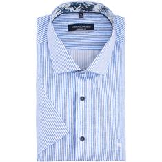 CASAMODA halbarm Cityhemd blau