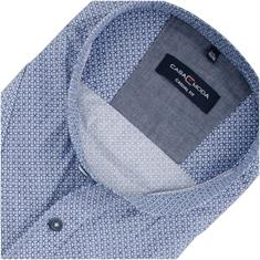 CASAMODA halbarm Freizeithemd blau