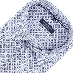 CASAMODA halbarm Freizeithemd blau