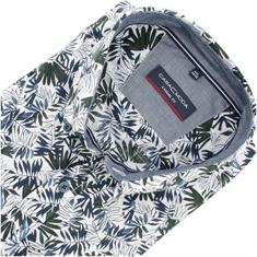 CASAMODA halbarm Freizeithemd blau