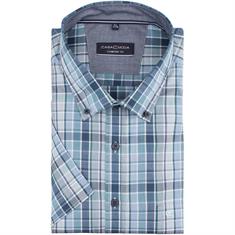 CASAMODA halbarm Freizeithemd blau
