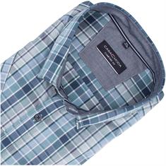 CASAMODA halbarm Freizeithemd blau
