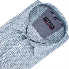 CASAMODA halbarm Freizeithemd blau