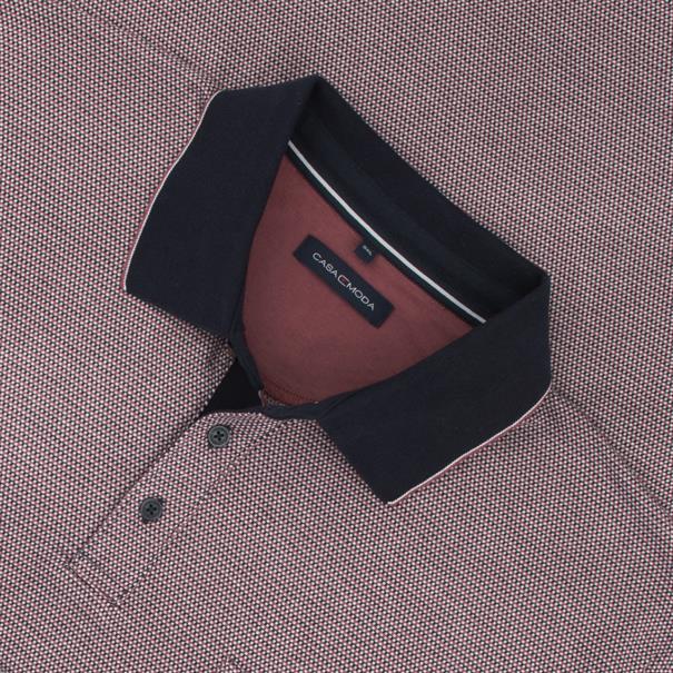 CASAMODA halbarm Poloshirt beere