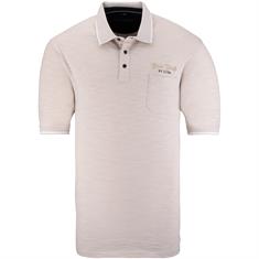 CASAMODA halbarm Poloshirt beige-meliert