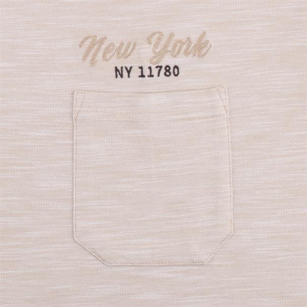 CASAMODA halbarm Poloshirt beige-meliert