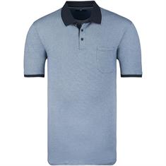 CASAMODA halbarm Poloshirt blau