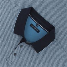 CASAMODA halbarm Poloshirt blau