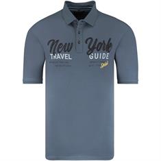 CASAMODA halbarm Poloshirt blau