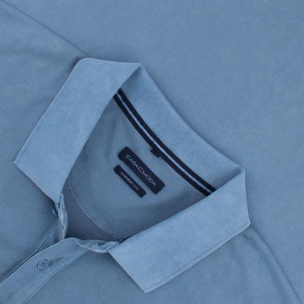 CASAMODA halbarm Poloshirt blau