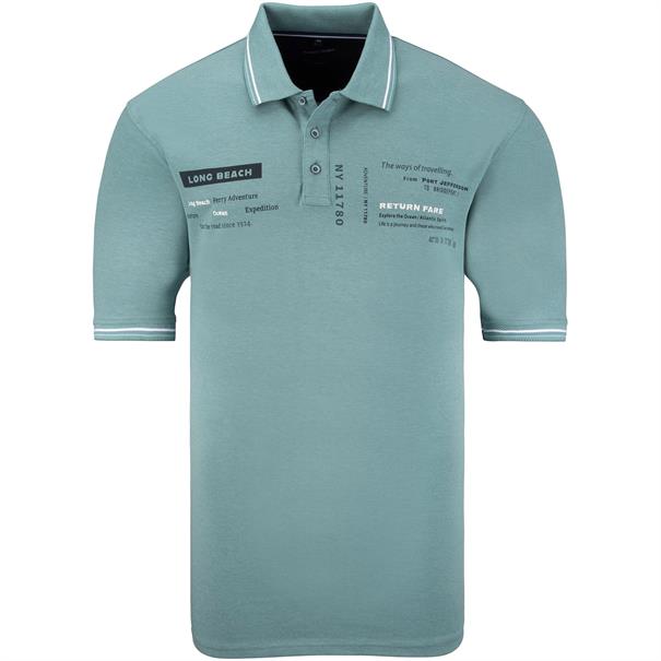 CASAMODA halbarm Poloshirt grün